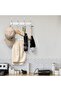 Hook rail, coat hooks, wall hooks, 2 pieces, 4 x double hooks, clothes hooks, wall coat rail, robust towel rail - 3