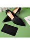 4-Pack Self-Adhesive Anti-Slip Sole Protectors, Silicone High Heel Shoe Grip Pads (Black)