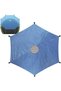 Outdoor trampoline sunshade suitable for 10-foot 6-bar trampolines, sun-protective, UV-protective, and waterproof trampoline top cover.