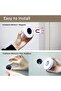 A set of 2 LED nightlights – magnetic lights with motion sensors | warm white (4000K) | USB rechargeable sensor light with adhesive pad - 4