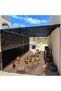 Shade netting, thickened and reinforced shade fabric, 80% to 90% shading rate, plant shade awning, for greenhouses, pergolas, gardens, carports,... - 4