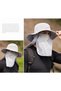 Wide Summer Hat with Removable Neck Flap and UPF 50 Protection for Cycling, Fishing, and Gardening - 5