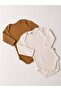 2-Pack 100% Organic Cotton Unisex Camisole Long Sleeve Baby Bodysuit - 3