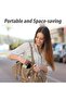 Foldable clothes hangers - garment hangers - compact for suitcase/essential cruise items/various colors - 4 pieces - 5