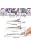 60-Pack Silver Duckbill Hair Clips with Storage Box, Salon Styling Alligator Clips for DIY Bows & Curling - 3