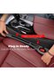 2-Pack Car Seat Gap Filler & Anti-Fall Organizer - Universal Gap Storage Console Side Pocket for SUV, Sedan & Truck (Black) - 2