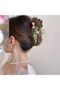 Two-piece strawberry hair clip set, strawberry metal hair clip, gold women's hair clip, women's and girls' accessories. - 3