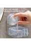Hair dryer holder with suction cup, strong load-bearing capacity, easy to install, wall-mounted hair dryer holder, bathroom storage rack. - 4