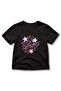 Girl's Dream Written Star Printed Pastel Patterned Crew Neck Short Sleeve T-Shirt