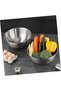304 stainless steel graduated mixing bowl with inverted spout, large capacity, suitable for kitchen baking, salad making, and food grade. - 4