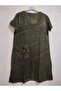 Authentic, Double-Layered, 100% Pure Stone-Washed Woven Cotton, Wide Fit, Short Sleeves, No Lycra Dress - 6