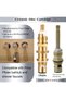 Ceramic valve core replacement parts, model 910-030, shower and faucet valve stems for Price/Pfister, shower valve and faucet valve cores (2-pack) - 2