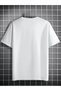 Men's White Interpol Print 100% Organic Cotton Oversize T-Shirt - 2