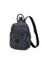 Small Size Crinkle Fabric Women's Backpack 3386 - 3