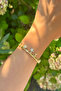 Women's Bracelet with Star and Crescent Charms - Adjustable - 2