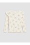 Rmz Gi̇yi̇m Farkiyla Bow Embroidered Baby Girl T-Shirt - 2