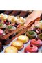 1-Piece Long Wooden BBQ Grilling Tongs, Eco-Friendly Bamboo Serving Toast Tongs Reusable Food Clamps for Home Kitchen - 2