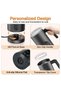 4-in-1 electric milk frother - 350ml automatic hot and cold milk frother and milk heater - For lattes, cappuccinos, macchiatos, hot chocolate, , black - 3