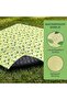 200x300cm Extra Large Foldable Waterproof Picnic Blanket (Green Leaf) - 2