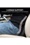 Ergonomic Memory Foam Car Wedge Seat Cushion, Lower Back Pain Relief Driving Alignment Pad, Travel Essentials, 44x23.5x9.5cm, Black - 4