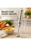 Electric Immersion Blender Stick, 2 Speed Control Stainless Steel Hand Blender, Multi‑Purpose Hand Mixer for Kitchen, Make Smoothies, Puree, Soup - 6