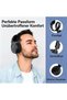 Headphone-style FM radio - Supports wireless charging, features automatic station search and station storage, foldable, portable, stereo radio. - 3