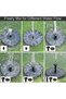 7V Solar Fountain, Solar Powered Fountain Pump, Outdoor Watering Submersible Pump for Gardens, Birdponds - 2