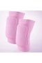Bright Pink Size M Volleyball Knee Pads (23x11.5cm) - Elastic Breathable Sports Support for Dance, Yoga & Basketball