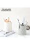 Scandinavian Style Waterproof Silicone Desk Pen Holder & Makeup Brush Stand - 2
