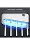 UV toothbrush holder | Toothbrush sterilizer | Toothpaste holder | Wall-mounted | Cleaning | Bathroom - Gray - 3