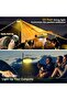 Premium Solar Camping Light - 10m 100-LED Ambient Light - With Remote Control and Type-C Interface - Waterproof (IP65) - 2