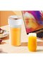 Portable blender, single-blade juicer, 6 blades, USB rechargeable, handheld juicer, 450ml, suitable for sports, travel and outdoor activities.