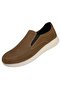 231020 Men's Genuine Nubuck Leather Ultra Light and Comfortable Sole Laceless Casual Shoes - 3