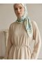 Women's Woven Strawberry Fabric Long Dress with Tie Waist, Hijab, Casual Dress-Stone - 2