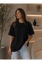 Women's Shimmer Detailed Crew Neck Basic Short Sleeve Cotton T-Shirt