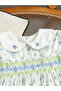 Girls Floral Print Smocked A-Line Dress - 2
