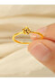 Golden Rose Detail Ring