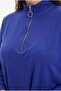 Stand collar two thread zippered tunic - 7