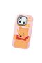 Redmi 12C Compatible Case Camera Protector Pink Silicone Couple Phone Case with Bear Pattern - 3