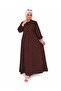 Women's Plus Size Polka Dot Islamic Dress - 3