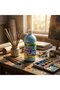 Acrylic Color 500 ml – Metallic Blue - 3