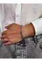 Silver Men's Chain Bracelet Women's Stainless Steel Color Non-Throw Unisex Anti-Tarnish Steel Bracelet - 3
