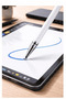 Realme c25 compatible touch stylus pen - disc tip, high-precision white tablet phone drawing pen - 3