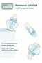 PPSU Baby Feeding Bottle With Silicone Anti Colic Nipples And Handle, Blue, 180 ML - 7