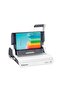 Pulsar+ 300 Manual Comb Binding Machine | A4 | 20-Sheet Punch | 300-Sheet Binding Capacity | White/Grey