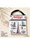 1 Dubai landmark printed canvas messenger bag with front pocket zipper travel souvenir shoulder bag (pattern shipped randomly) W575 - 3