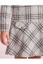 Girls Grey Checked Drop Waist Dress - 3