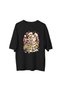 Women's Oversize T-Shirt 100% Cotton Funny Pig Driver Printed Relaxed Fit Casual Wear Modern Stylish - 2