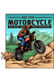 Motorcycle Adventure Slogan Printed Men's Oversize T-Shirt - 3