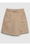 Girls' Ribbed Cotton School Shorts Skirt - 3